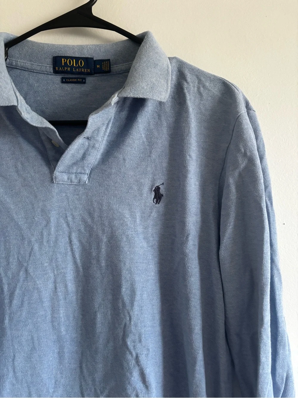 Ralph Lauren Light Blue Long-Sleeve Polo Shirt
